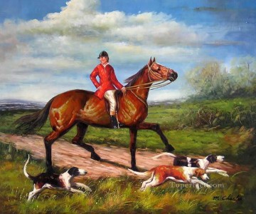 Gdr018 classical hunting Oil Paintings